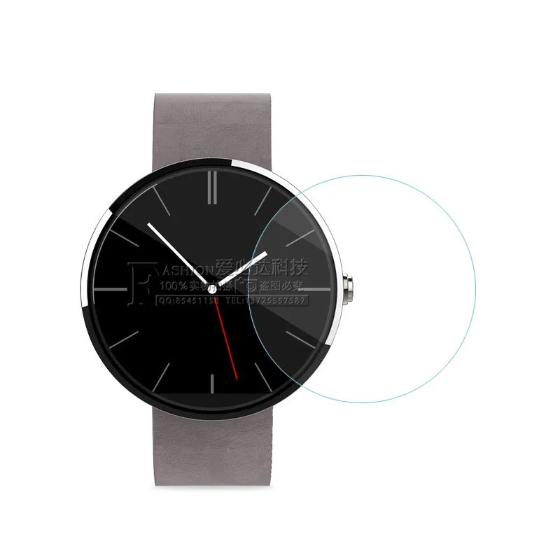 2 uds Premium Protector de pantalla de vidrio templado película para Motorola MOTO 360, 360S 360L reloj inteligente 1st 2nd Gen 1 2 42mm 46mm de vidrio