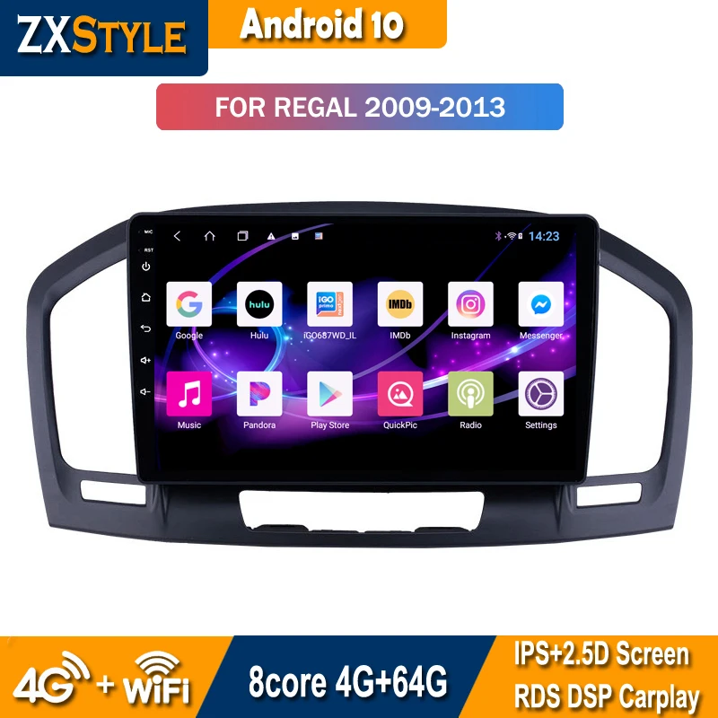 Android 10 Car Navigation Multimedia Player For Opel Insignia CD300 CD400 Regal Vauxhall 2010 2011 2012 Intelligent System | Автомобили и