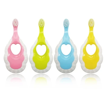 

2020 New Baby Toothbrush Soft Anti Slip Handle Cartoon For Toddler Kids Newborn Oral Care