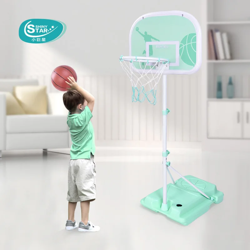 

CHILDREN'S Basketball Stand Adjustable Height Adjustable Irons Iron Frame Basketball Indoor Outdoor-Shooting Sports Boy Toy
