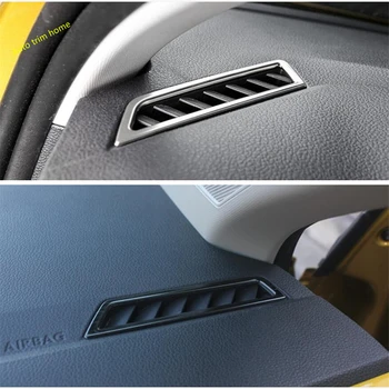 

Lapetus Dashboard Side / Middle Air Condition AC Outlet Vent Frame Cover Trim For VW Volkswagen Polo 2019 2020 Auto Accessories