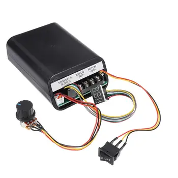 

PWM DC Motor Speed Controller Max 60A CW CCW Digital Display 0~100% Adjustable Drive Module Build in FAN