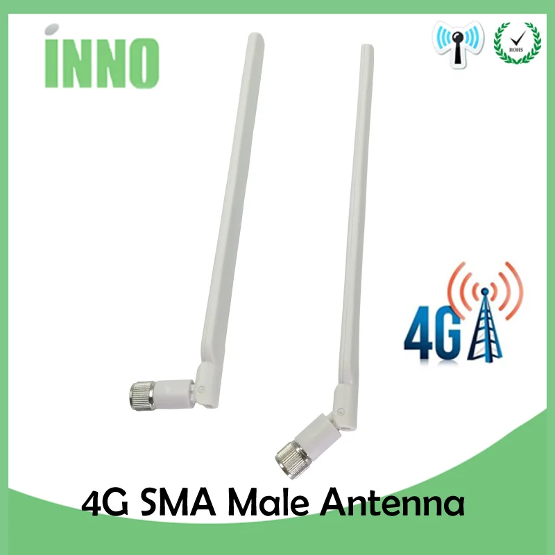 2 шт 4G LTE Антенна 5dbi SMA штекер разъема Antena внешняя антенна для huawei b593 4G маршрутизатор lte Ретранслятор беспроводной модем