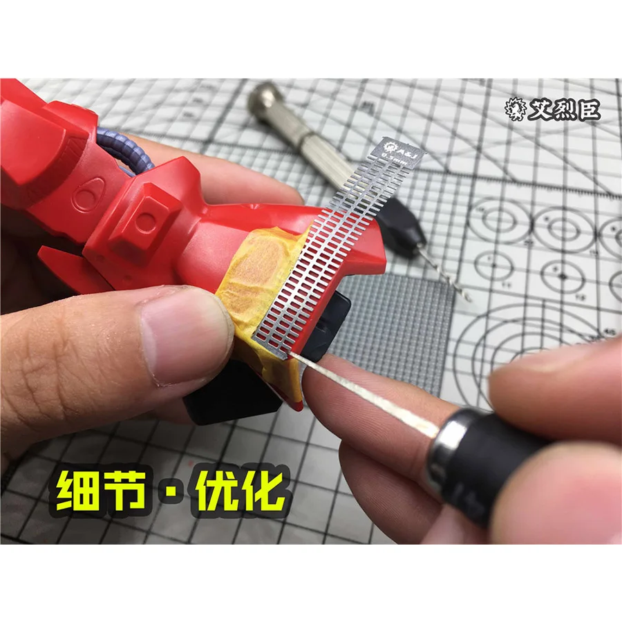 Alexen AJ0090 Scriber Line Tools Carving Auxiliary Ruler for Gundam Model Hobby Craft 13in1