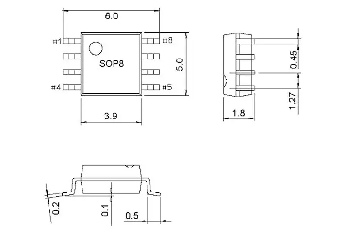 10pcs X YX8002 YX8002D YX8002-8S SOP-8 NEW