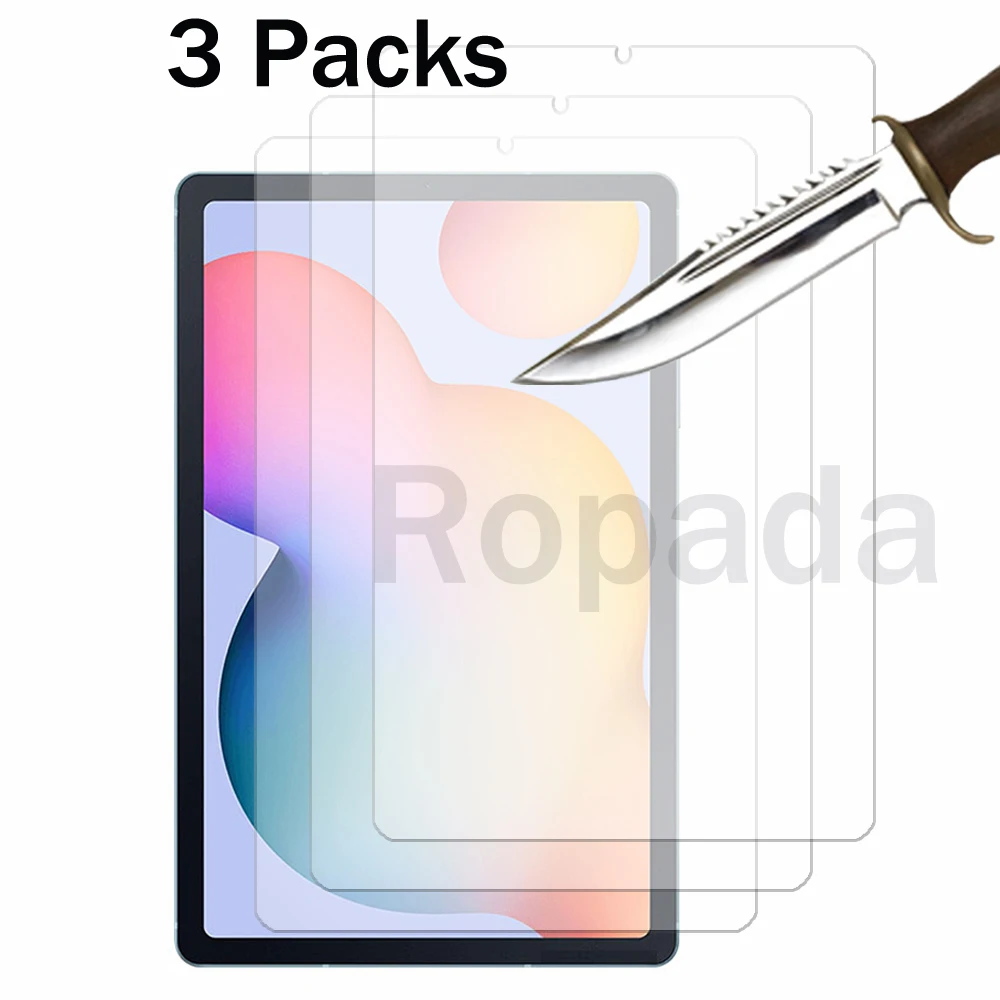 3 пакеты Защитная пленка для экрана из закаленного стекла Samsung galaxy tab S S2 S3 S4 S5E S6 lite