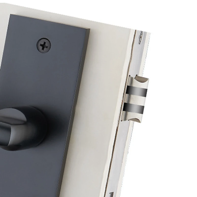 FashionSpace Aluminum Door Locks Continental Bedroom Minimalist Interior Door Handle Lock Security Mute Door Lock Household Secu