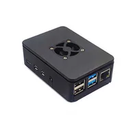 Raspberry Pi 4 Model B 2/4GB RAM + obudowa + wentylator + radiator + zasilacz + karta SD 32/64 GB + kabel kompatybilny z HDMI dla RPI 4B 3