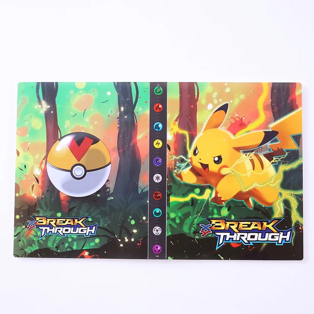 240Pcs Pokemon Album Book Cartoon Card Anime Charizard Map Folder Game Card VMAX GX Holder Collection Loaded Kid Cool Toy Gift 5