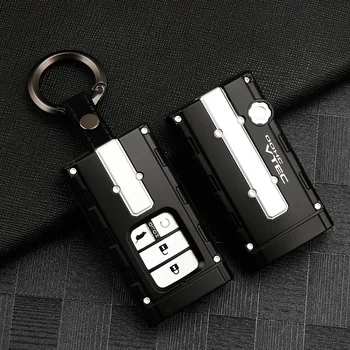 

Car Styling Car Key Case Key Cover for Honda Accord Civic 2018 2019 Odyssey CRV Pilot HRV Vezel City keyless entry