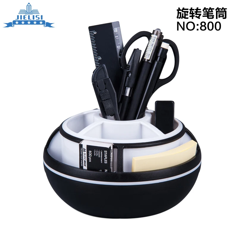 Rotating Creative Pencil Holder Multi Function Desk Organizer Pen