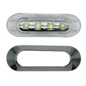 

10pcs Marker With Screws Lights 3.8x1.3x0.78inch 4LED Sealed Waterproof