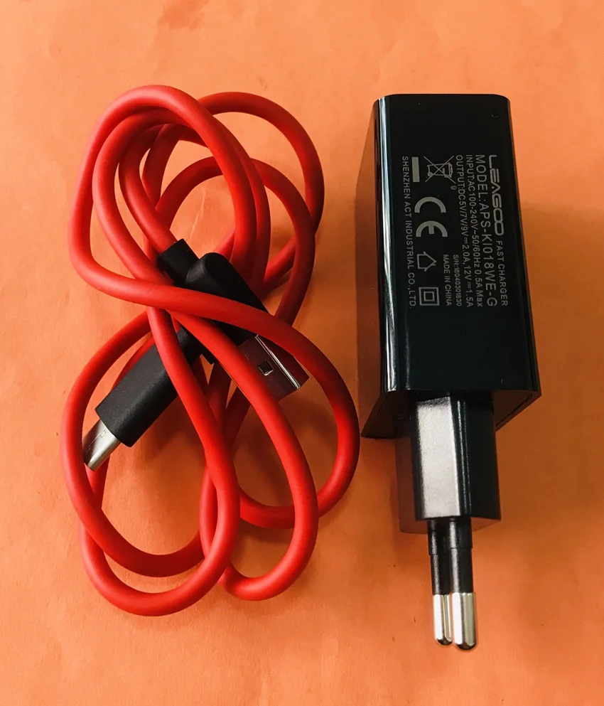 USB зарядное устройство штекер+ кабель для LEAGOO S10 Helio P60 Octa Core