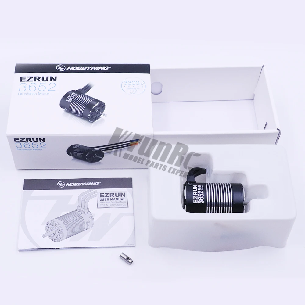 Hobbywing Combo EZRUN MAX10 60A бесщеточный ESC + 3652SL G2 3300KV 4000KV 5400KV щетки светодиодный