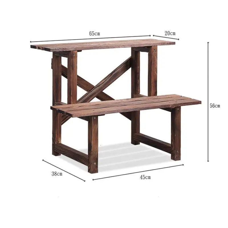 Etagere Pour Plante сад деревянные полки для Repisa Para Plantas Rak Bunga открытый стенд Dekoration балкон Цветочная полка для растений - Цвет: Version J
