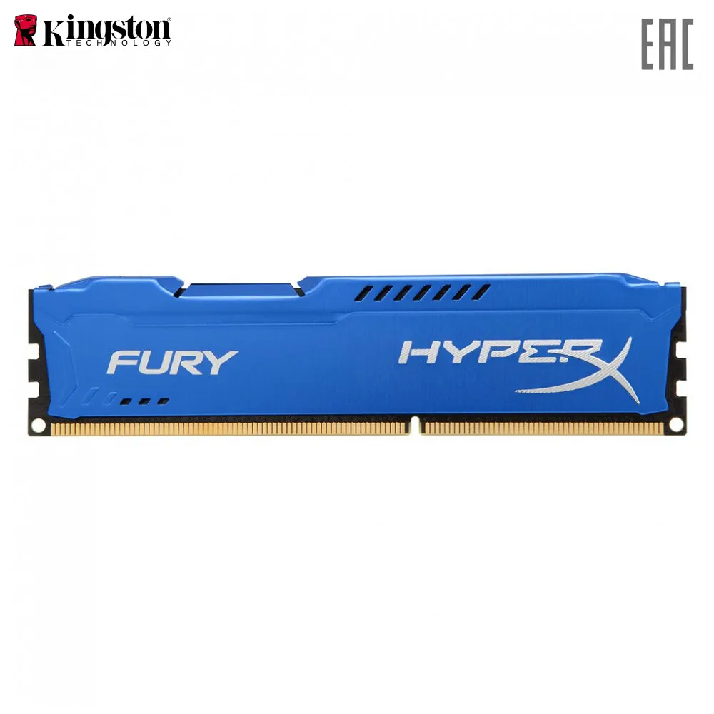 Модуль памяти KINGSTON 8GB PC12800 DDR3 FURY BLUE HX316C10F/8 | Компьютеры и офис