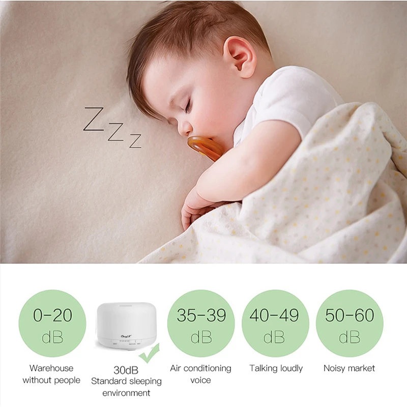 Electric Humidifier Essential Aroma Oil Diffuser Ultrasonic Air Cool Mist Humidifier With 3 Timer Remote Control 7 Color Lights