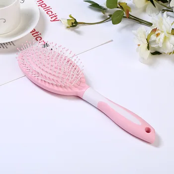 

Hair Comb Brush Salon New Detangling Kids Gentle Women men Combs Tangle Wet & Dry Bristles handle Tangle Detangling Comb