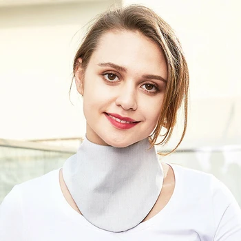 

Workplace Protective Collar Phone Computer Daily One Size Soft Neck Cover Double Layer Office Radiation Shield For Thyroid Scarf