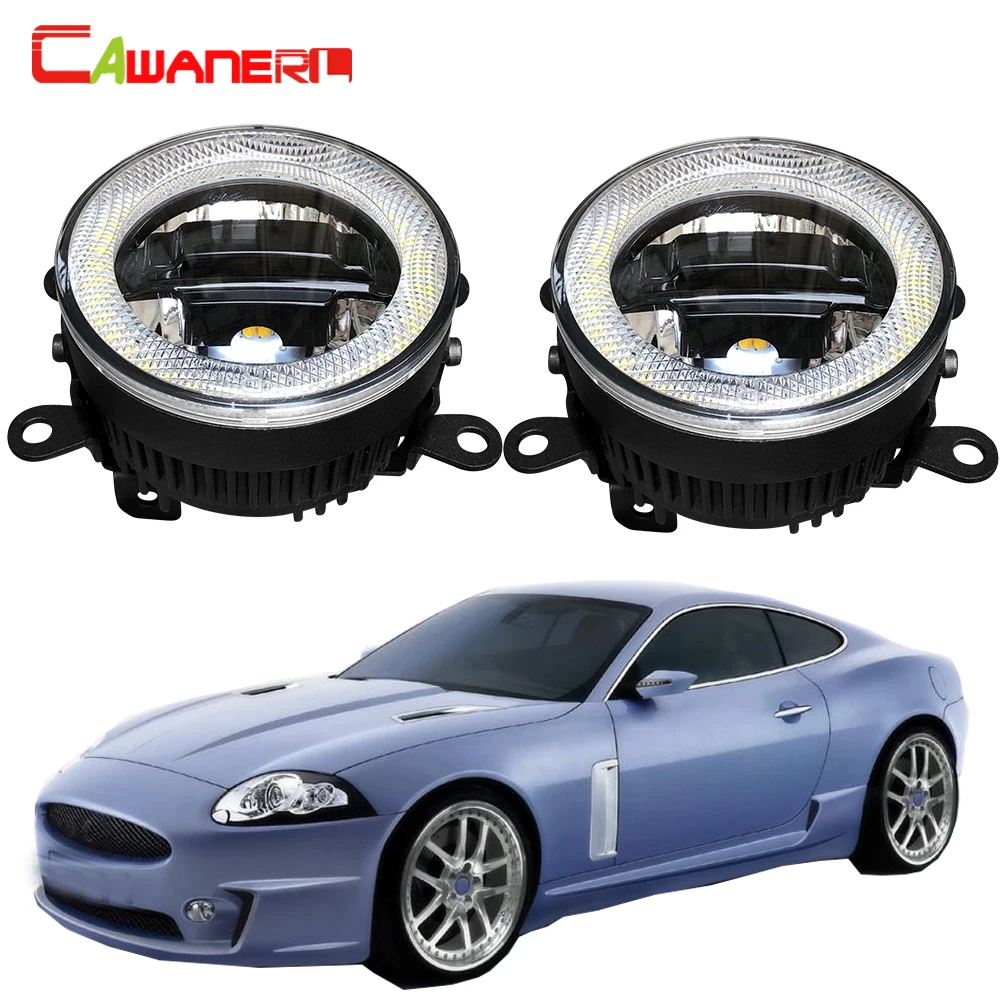 

Cawanerl Car LED Fog Light DRL Daytime Running Lamp Angel Eye 12V For Jaguar XK _J43_ 2006 2007 2008 2009 2010 2011 2012 2013