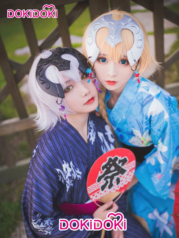 

DokiDoki Fate/Grand Order Jeanne d'Arc Alter Cosplay Game Fate Cosplay Joan of Arc Women Kimono Costume Halloween Costume