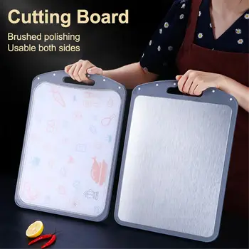 

304 Stainless Steel Cutting Board Cutting Board Rolling Board Fruit Cutting Board Kneading Dough Board Kitchen Tools