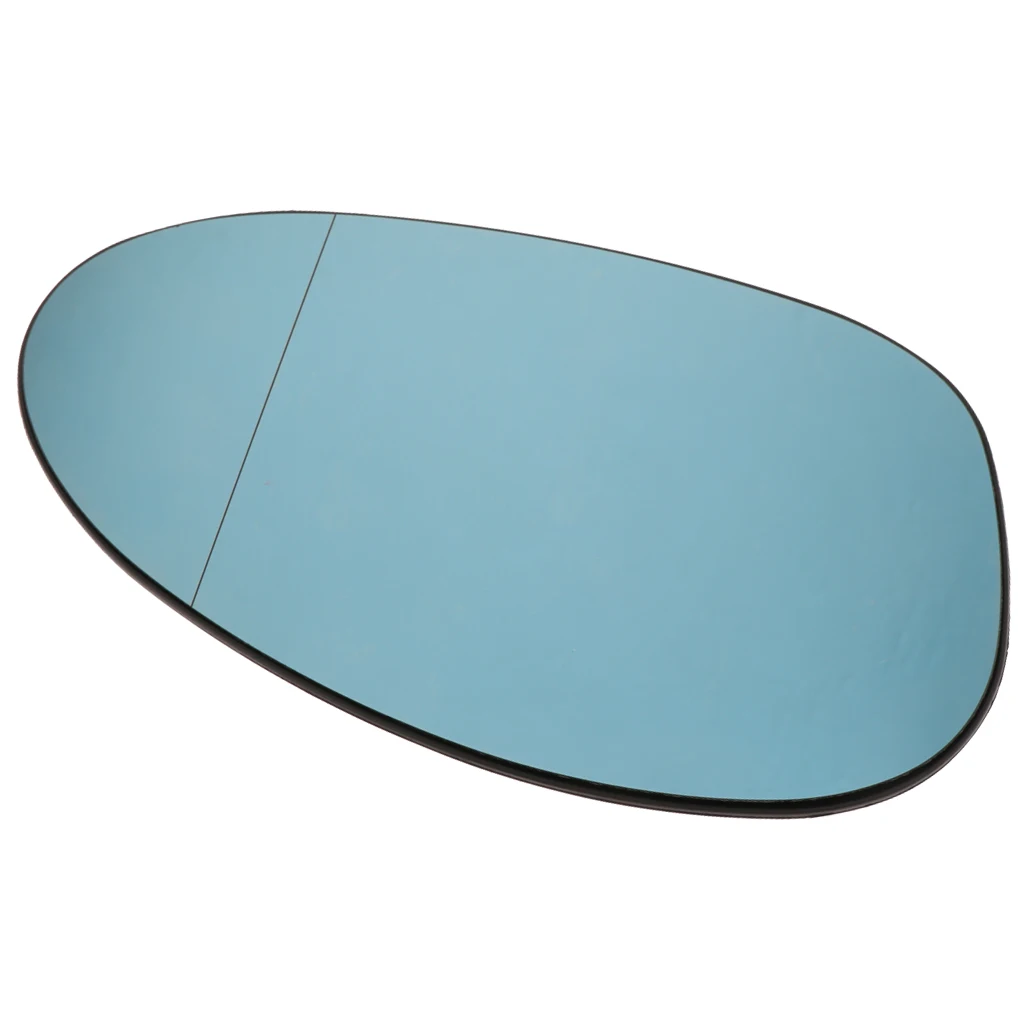 Right Door Side Heated Wing Mirror Glass for BMW 1 Series 3 Series E87 E88 E90 E91 Rear Mirror Lens Equipment (Blue)