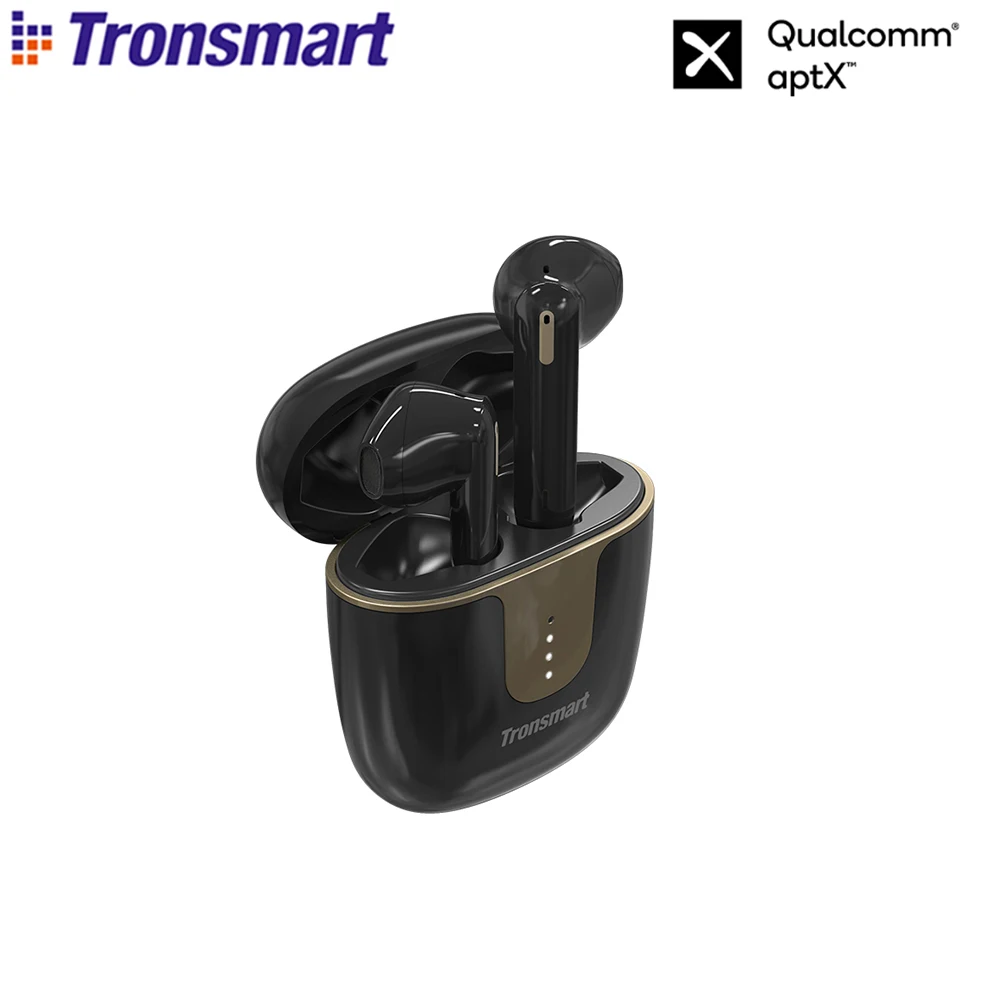 Tronsmart Onyx Ace TWS Earphone Qualcomm AptX Wireless Bluetooth 5.0 One-Tap Control Noise Cancellation with 4 Microphones