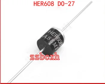 

20PCS/LOT New original HER608 6A / 1000V R-6 DO-27