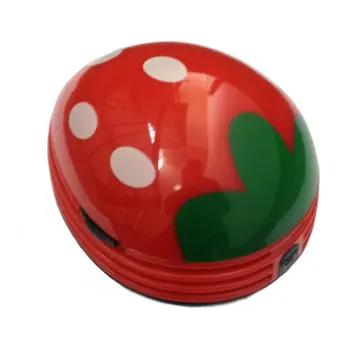 

Portable Mini Vacuum Cleaner Cute Ladybug Stawberry Cartoon Desktop Keyboard Vacuum Desk Dust Cleaner