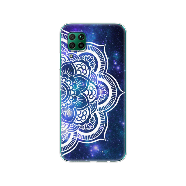 For Huawei P40 Lite 4G 5G Soft TPU Silicon Phone Cover For Huawei P40 Lite E P40Lite Bumper Coque Skin shockproof black