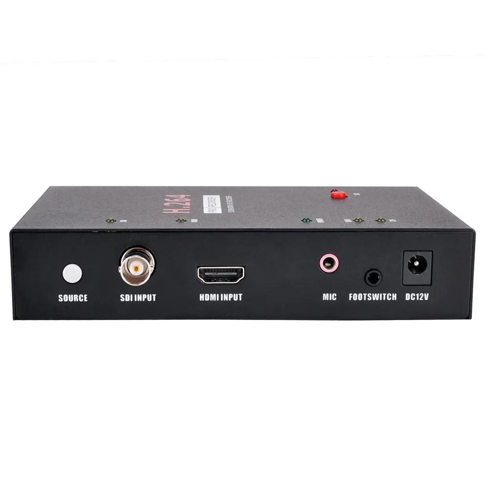 SDI HDMI рекордер видеозахвата с дистанционным управлением поддержка FOOTSWITCH для