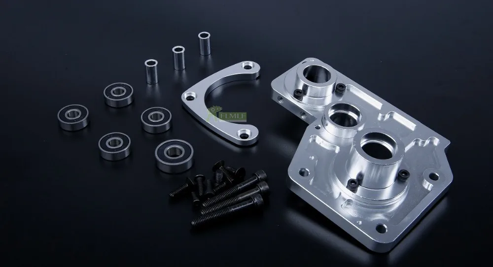 Alloy CNC Clutch Bracket Kit Cup Gear Support Set Fit for 1/5 HPI ROVAN KM BAJA 5B 4WD Spare Parts | Игрушки и хобби