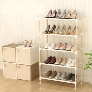 

Simple shoe rack home multi-layer economy dormitory shoes door door special dust-proof storage space small shoes shelf