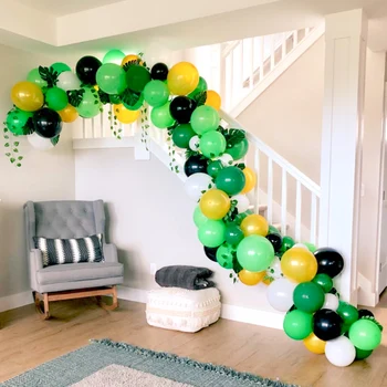 

Party Decoration Balloons Garland Arch Tropical Flamingo Birthday Party Background Balloons Strip Chain for Wedding Decorations