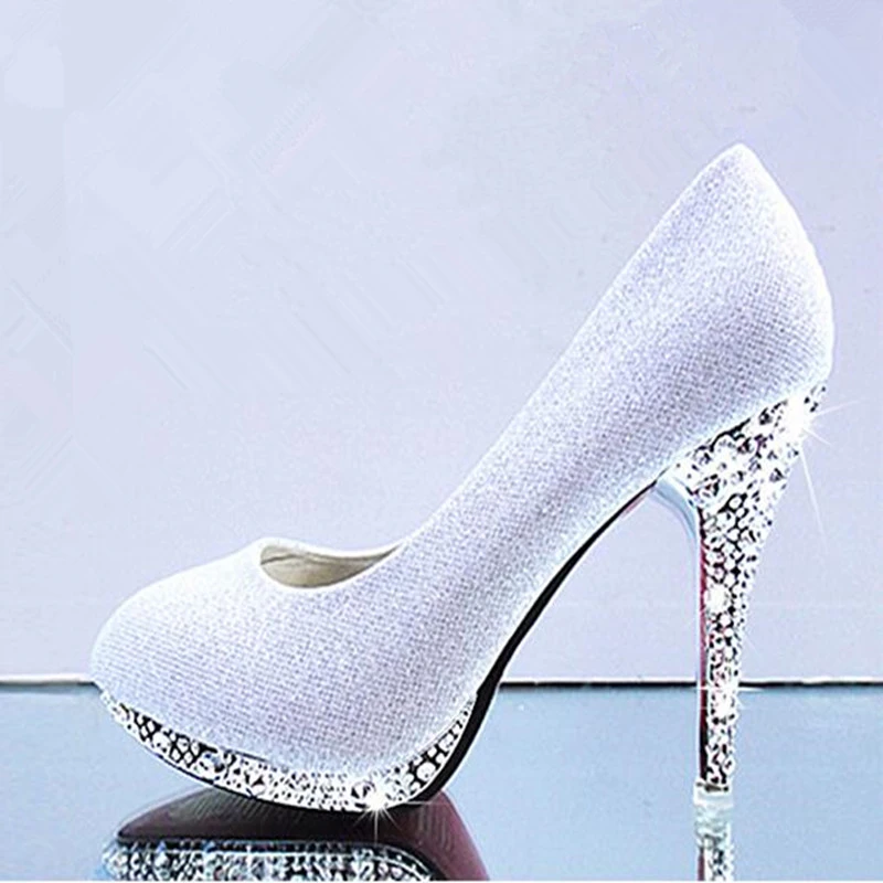 silver glitter red bottoms