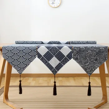 

New Chic Rectangular Dining Flag Table Cloth Linen Table Runner Shoe Cabinet TV Cabinet chemin de table tafelloper arpillera