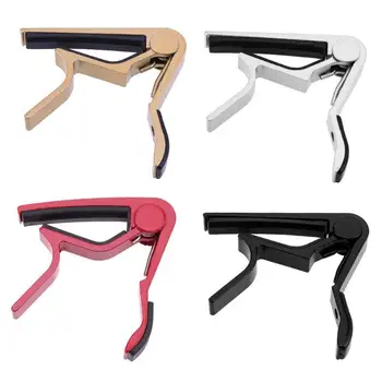 

Professional Aluminum Alloy Tune Guitar Tuner Clamp Key Trigger Capo Quick Change for Acoustic Electric Musical Guitar capo