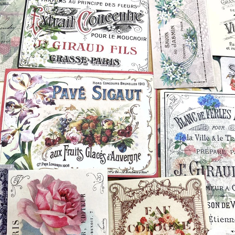 14PCS / bag Vintage Plant Bill Stickers scrapbooking album junk journal project happy planner decoration stickers cartoon stickers decorative stickers self adhesive stickers custom stickers stationery stickers anime stickers paper stickers adhesive stickers decorative labels stickers animal stickers