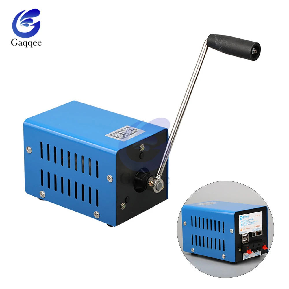 High Power Emergency Hand Crank Dynamotor Portable Usb Charging Hand ...