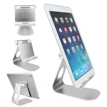 

Anti-Slip 360 Degree Rotatable Aluminum Desktop Holder Table Stand For ipad Smartphones HJ55