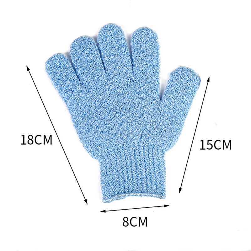 Five Fingers Bath Gloves Household Shower Towel Scrub Body Wash Children Home Supply Elastic Wipe Back Bathing Cleaning Gloves - Image 3