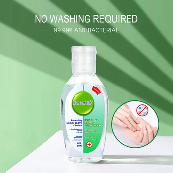 

IN Stock 50ml Disposable Washless Antibacterial Hand Clean Travel Portable Hand Soaps Sanitizer Moisturizing Liquid Health Care