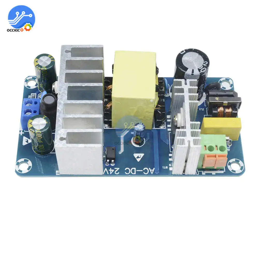 Модуль питания AC 110 v 220 v к DC 24 V 6A к 8A Switching коммутационная плата питания 6A-8A 50 HZ/60 HZ 100 W