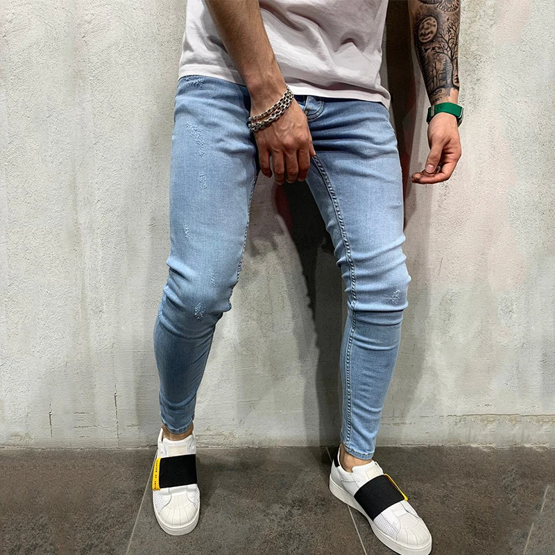 Reviews 2019 Men's Harem Jeans Washed Feet Shinny Denim Black Pant Hip Hop Sportswear Elastic Waist Joggers Pants Plus Size S-3XL