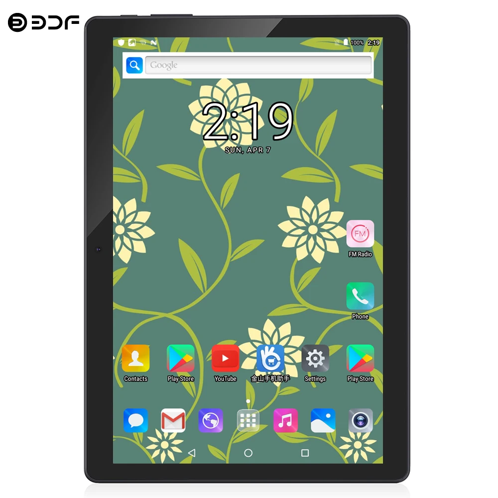 BDF 10 дюймов Android 9 0 планшетный ПК 4 ядра IPS бренд Tab 2 ГБ/32 Гб планшет 7 8 с двумя сим