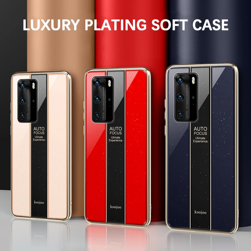 Чехол для телефона Huawei P40 P30 Pro чехол из плексигласа с зеркальным покрытием Tpu