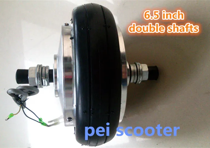 

6.5inch 6.5 inch double shaft brushless geared dc hub motor for scooter DIY hub motor phub-158