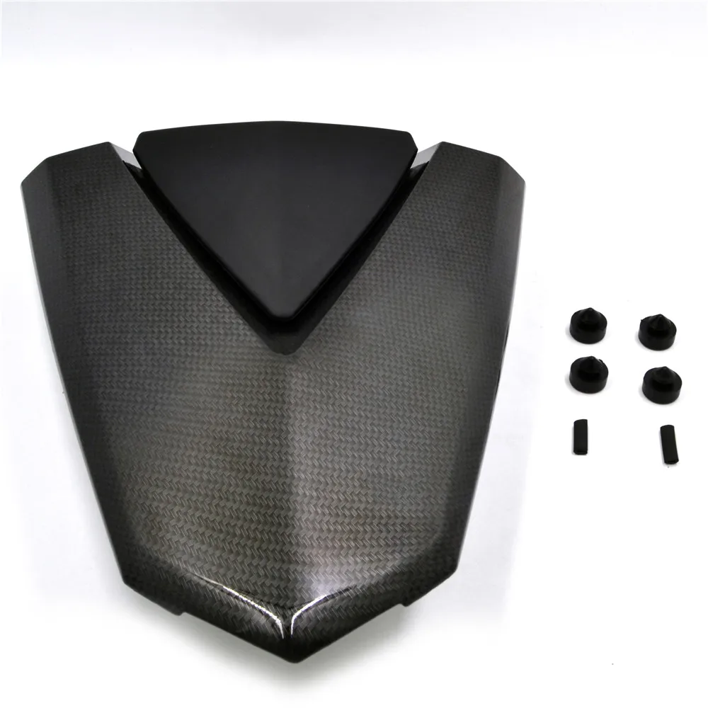 Carbon Fiber Запчасти для Yamaha YZF R3 R25 YZF-R3 2013 MT03 задний ПАССАЖИРСКОЕ СИДЕНЬЕ задняя крышка обтекатель - Цвет: Carbon Fiber