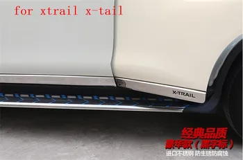 

CHROME SIDE DOOR BODY MOLDING TRIM COVER LINE GARNISH PROTECTOR ACCESSORIES FOR Nissan xtrail x-tail x trail T32 2014-2018
